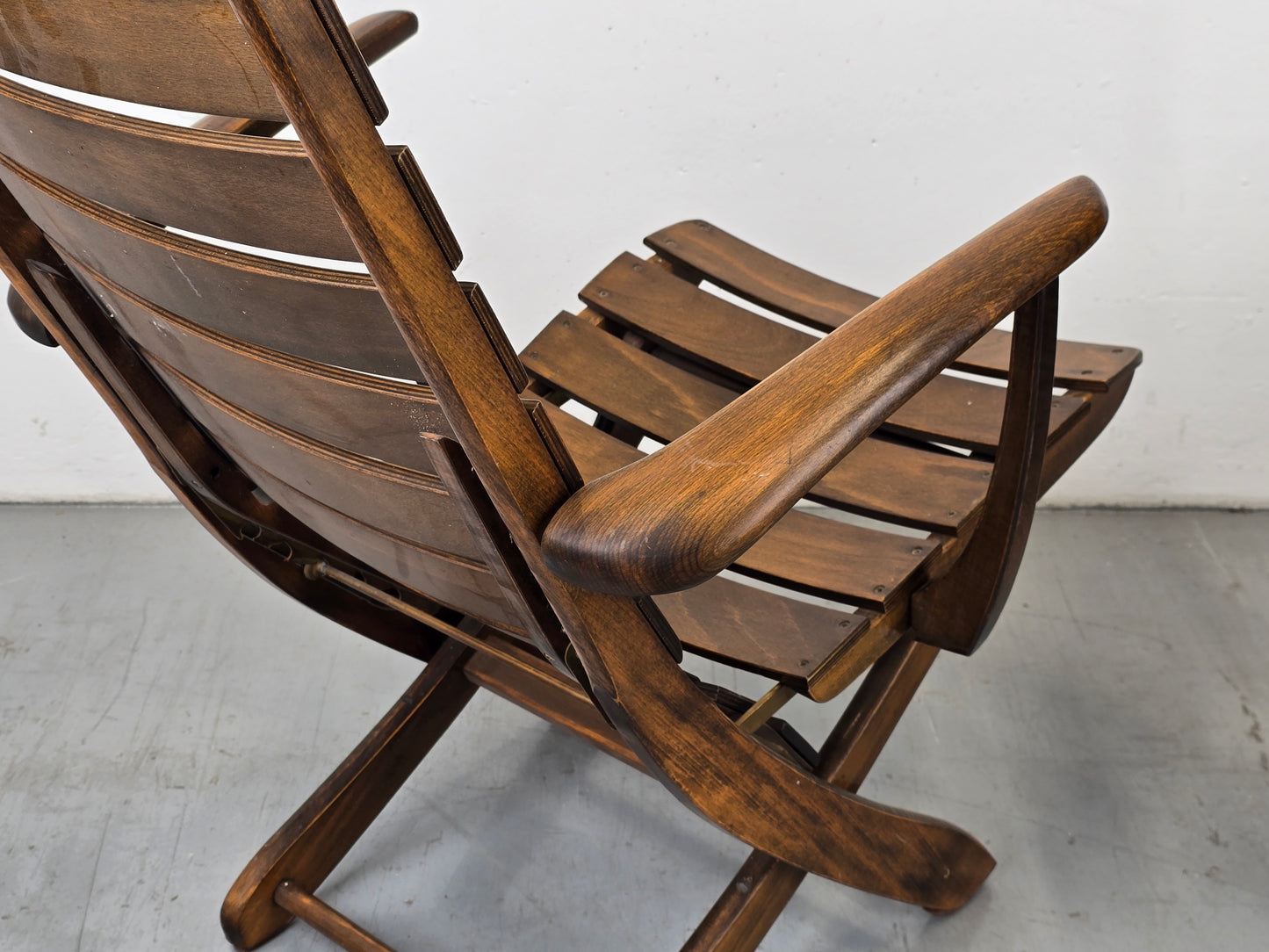 TRICONFORT SESSEL stuhl tv holz garten balkon holz vintage mid century
