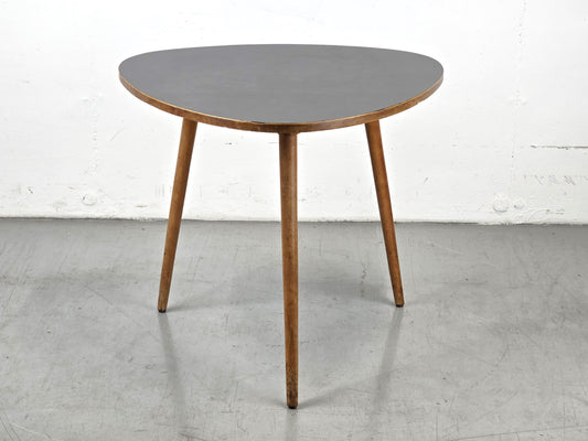 MID CENTURY NIERENTISCH couchtisch beisteltisch schwarz holz coffeetable vintage