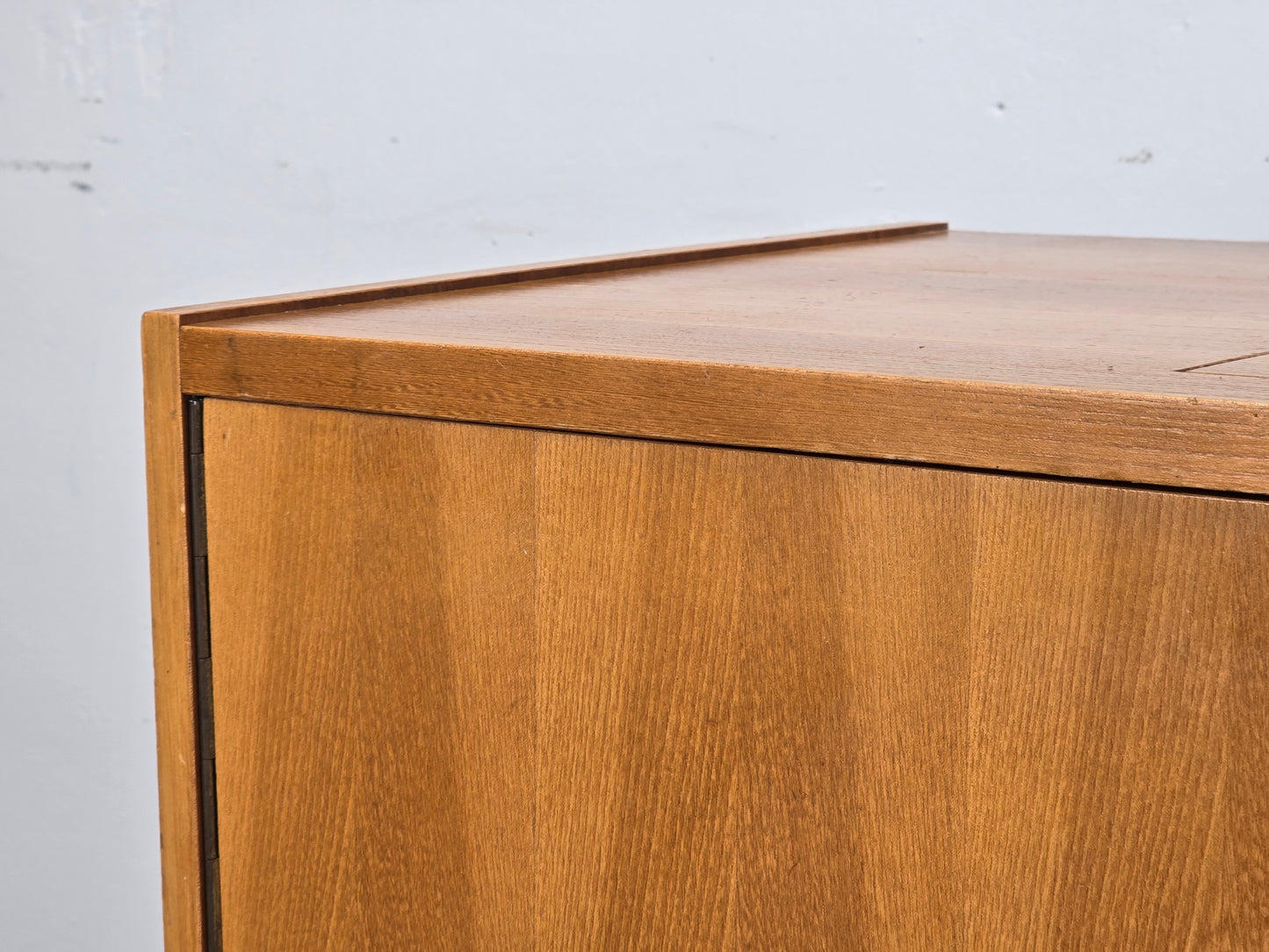 VINTAGE SIDEBOARD nähmaschine borletti kommode schubladen holz 1960er retro