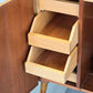 VINTAGE SIDEBOARD nähmaschine borletti kommode schubladen holz 1960er retro