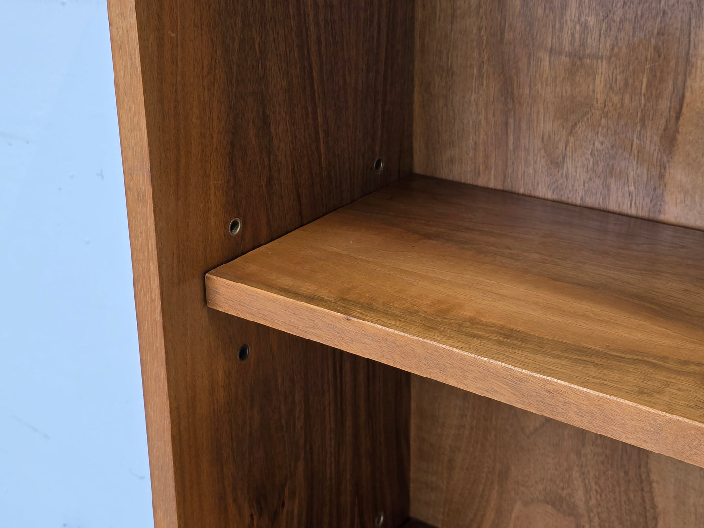 MID CENTURY HOLZ REGAL schuhregal kommode schrank nussbaum vintage