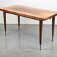 VINTAGE ESSTISCH tisch schreibtisch holz nuss 1960er ddr retro küchentisch