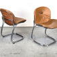 GASTONE RINALDI STUHL freischwinger esszimmer stühle vintage sabrina italien