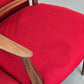 DÄNISCHE ESSZIMMER STÜHLE teak holz rot vintage esstisch stuhl küche