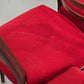 DÄNISCHE ESSZIMMER STÜHLE teak holz rot vintage esstisch stuhl küche