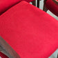 DÄNISCHE ESSZIMMER STÜHLE teak holz rot vintage esstisch stuhl küche