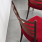 DÄNISCHE ESSZIMMER STÜHLE teak holz rot vintage esstisch stuhl küche