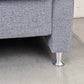 VINTAGE SOFA couch hellblau taupe 2Sitzer sessel polstermöbel garnitur