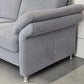 VINTAGE SOFA couch hellblau taupe 2Sitzer sessel polstermöbel garnitur