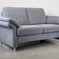 VINTAGE SOFA couch hellblau taupe 2Sitzer sessel polstermöbel garnitur