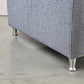 VINTAGE SOFA couch hellblau taupe 2Sitzer sessel polstermöbel garnitur