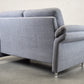 VINTAGE SOFA couch hellblau taupe 2Sitzer sessel polstermöbel garnitur