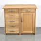 BUCHENHOLZ KOMMODE schrank echtholz wohnzimmer küche buffet anrichte