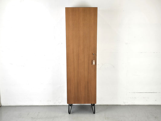 VINTAGE SCHRANK schuhschrank kommode holz nussbaum kleiderschrank 1960er