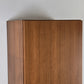 VINTAGE SCHRANK schuhschrank kommode holz nussbaum kleiderschrank 1960er