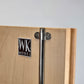 WK MÖBEL VINTAGE KLEIDERSCHRANK holz minimalistisch schrank mid century