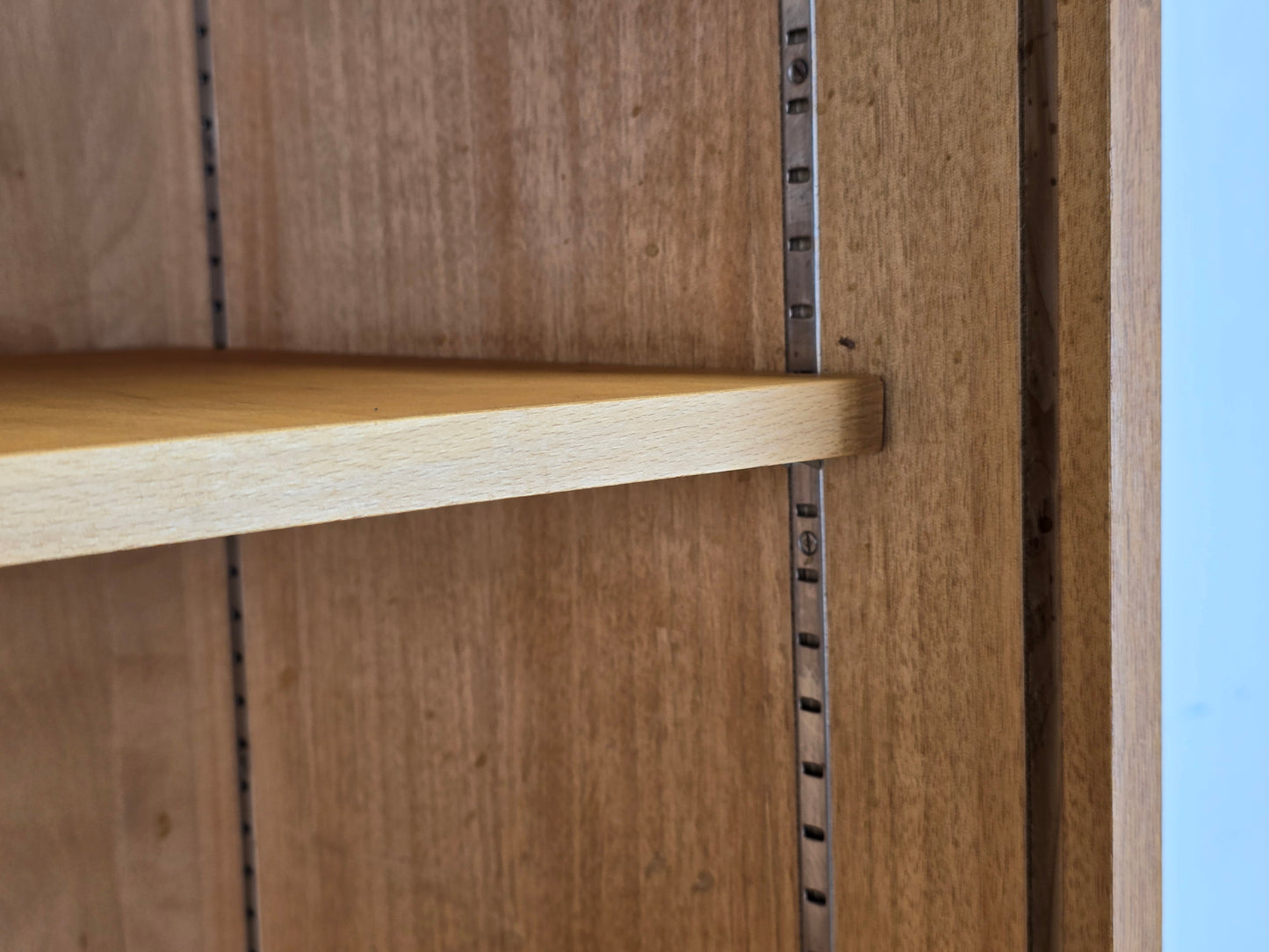 VINTAGE ROLLTÜR AKTENSCHRANK regal schrank holz mid century büro