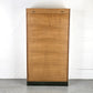 VINTAGE ROLLTÜR AKTENSCHRANK regal schrank holz mid century büro