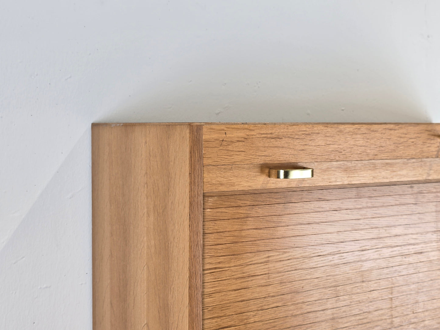 VINTAGE ROLLTÜR AKTENSCHRANK regal schrank holz mid century büro
