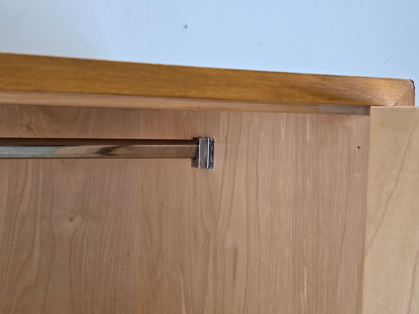 WK MÖBEL VINTAGE KLEIDERSCHRANK holz minimalistisch schrank mid century