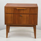 VINTAGE NACHTTISCH nussbaum holz kommode schlafzimmer bett ablage schränkchen