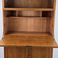 WK MÖBEL VINTAGE SEKRETÄR schrank vitrine kommode bar 1950er Jahre