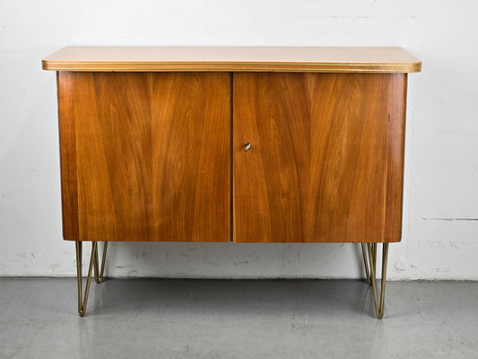 1950ER JAHRE SIDEBOARD holz nussbaum tv low board kommode vintage