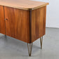 1950ER JAHRE SIDEBOARD holz nussbaum tv low board kommode vintage
