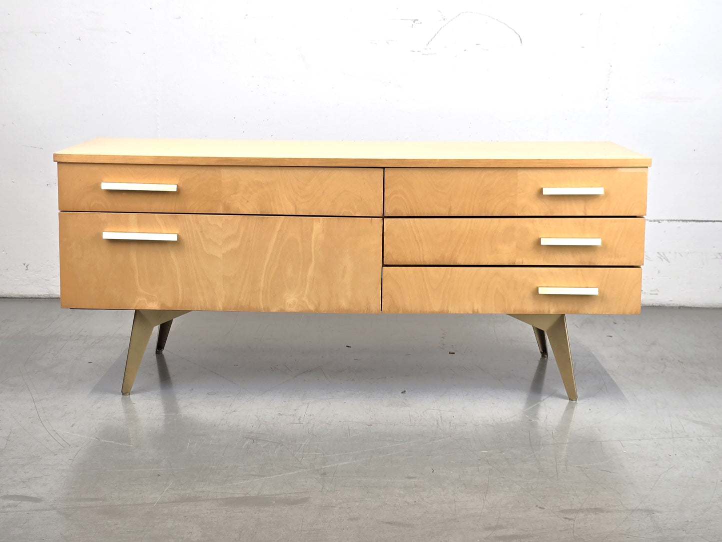 MID CENTURY SIDEBOARD vintage kommode holz retro 1960er tv low board