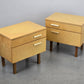 2 VINTAGE NACHTTISSCHE nachttisch schlafzimmer kommode bett 1960er mid century