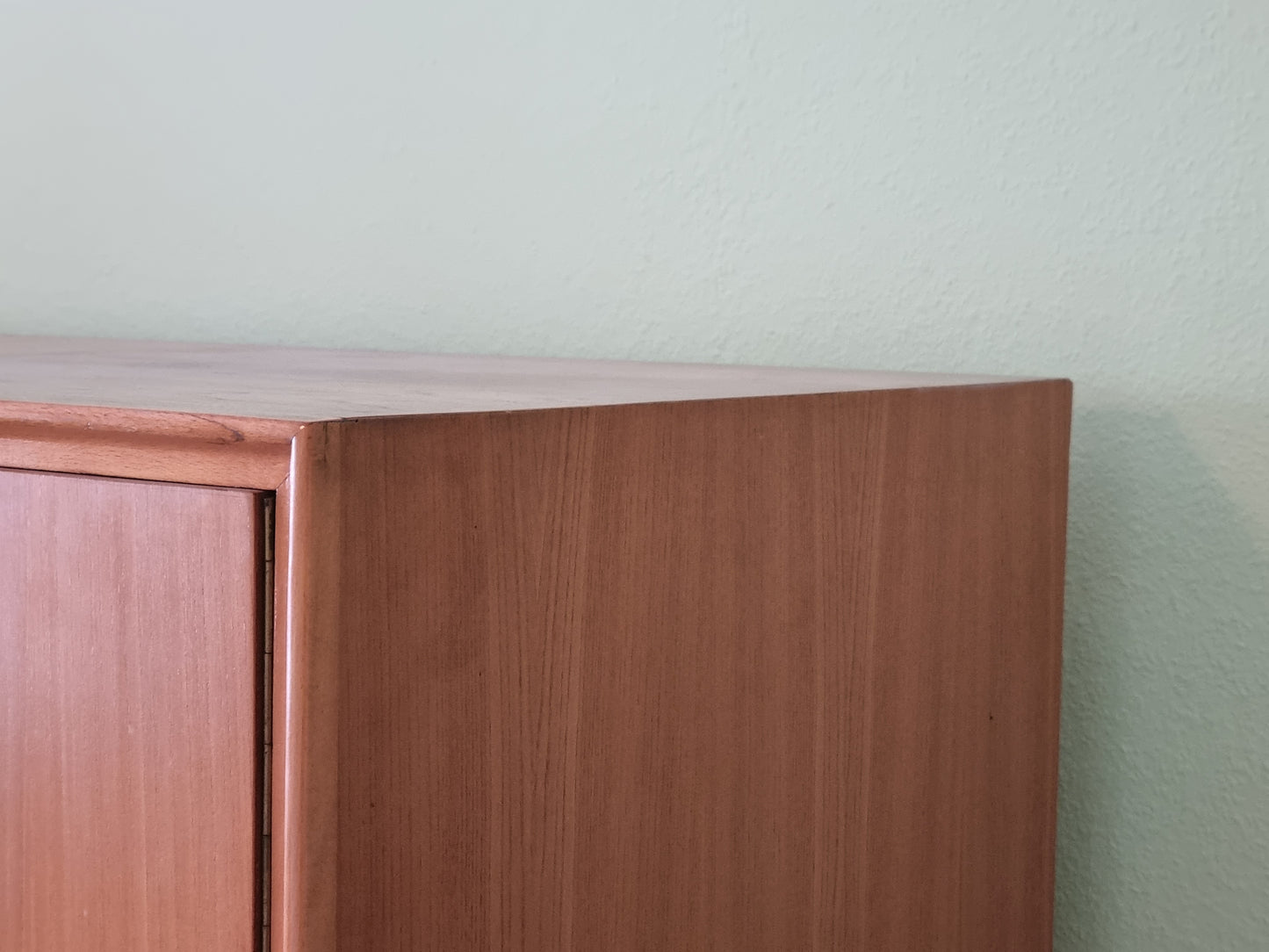 VINTAGE KLEIDERSCHRANK holz schrank rüster 1960er mid century