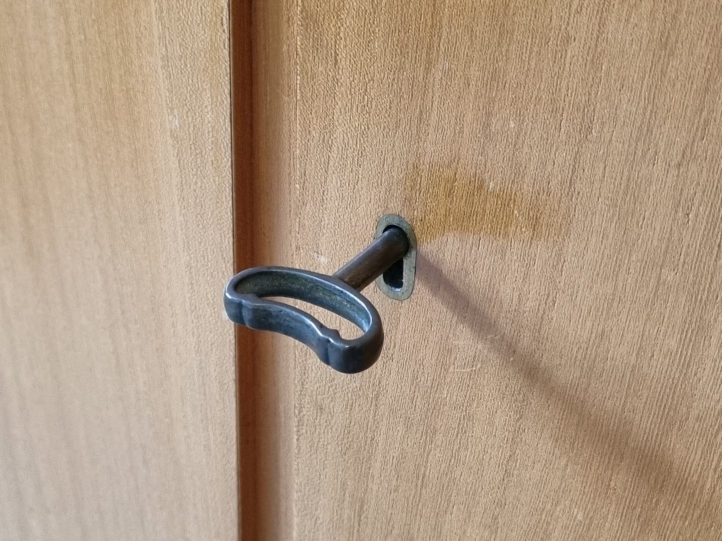 VINTAGE KLEIDERSCHRANK holz schrank rüster 1960er mid century