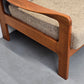 MID CENTURY TEAK SOFA holz couch wohnzimmer danish vintage dänemark