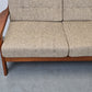 MID CENTURY TEAK SOFA holz couch wohnzimmer danish vintage dänemark