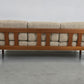 MID CENTURY TEAK SOFA holz couch wohnzimmer danish vintage dänemark