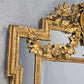ANTIKER SPIEGEL GOLD wandspiegel 19. jahrhunder geschliffenes glas