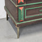 ANTIKER BAUERSCHRANK schrank vollholz kleiderschrank vintage handbemalt weichholz