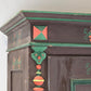 ANTIKER BAUERSCHRANK schrank vollholz kleiderschrank vintage handbemalt weichholz