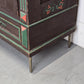 ANTIKER BAUERSCHRANK schrank vollholz kleiderschrank vintage handbemalt weichholz