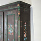 ANTIKER BAUERSCHRANK schrank vollholz kleiderschrank vintage handbemalt weichholz
