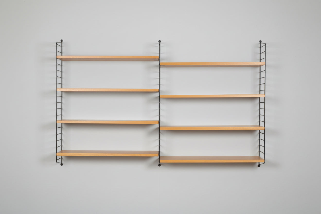 NISSE STRING REGAL bücher strinning esche stringregal vintage 60s