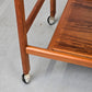 DÄNISCH TEAK SERVIERWAGEN couchtisch beisteltisch tv bar wagen holz vintage mid century
