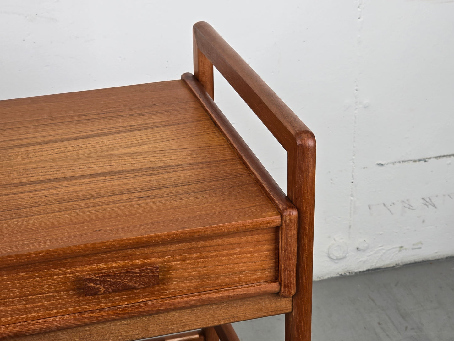 DÄNISCH TEAK SERVIERWAGEN couchtisch beisteltisch tv bar wagen holz vintage mid century