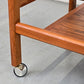 DÄNISCH TEAK SERVIERWAGEN couchtisch beisteltisch tv bar wagen holz vintage mid century