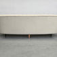 MID CENTURY SOFA couch 3er beige weiß vintage garnitur samt dänemark