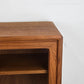 DANISH TEAK VITRINE vintage kommode mid century dänemark holz vitrinenkommode