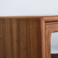 DANISH TEAK VITRINE vintage kommode mid century dänemark holz vitrinenkommode
