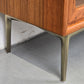 DANISH TEAK VITRINE vintage kommode mid century dänemark holz vitrinenkommode