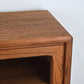 DANISH TEAK VITRINE vintage kommode mid century dänemark holz vitrinenkommode