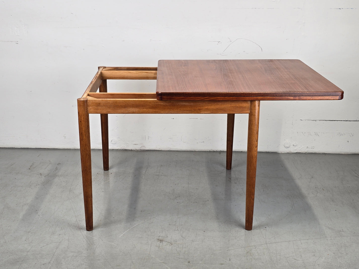 DÄNISCH TEAK ESSTISCH esszimmer tisch schreibtisch auszieh holz vintage 1960er